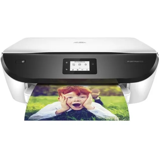 Imprimante jet d’encre couleur HP Envy photo 6232 – Idéal pour la famille